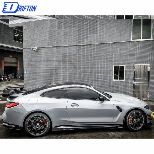 TAKD Style Dry Carbon Fiber Front Lip For BMW G82 M4 2020-2024 - Carbon Splitter
