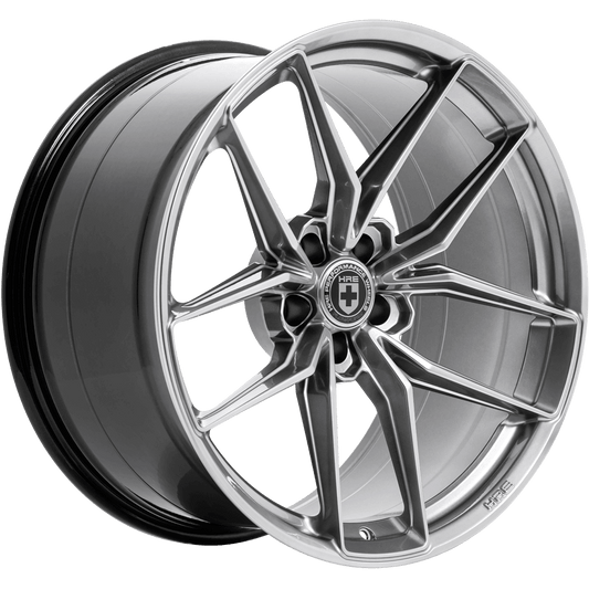 HRE FlowForm FF21 Monoblok Liquid Metal and Tarmac