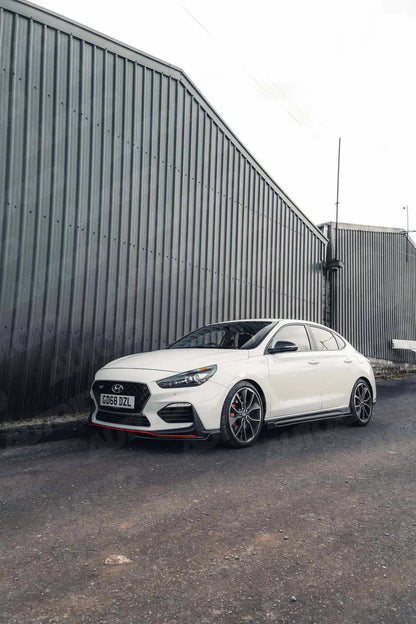 Hyundai i30 N EVO-1 Gloss Black Side Skirts by ZAERO (2018+)