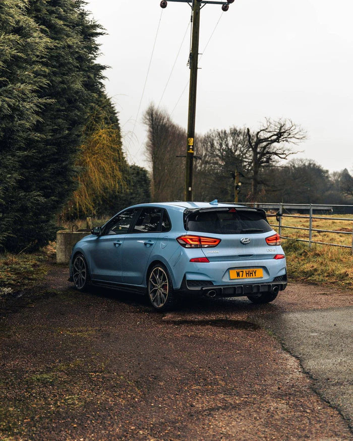 Hyundai i30 N EVO-1 Gloss Black Side Skirts by ZAERO (2018+)