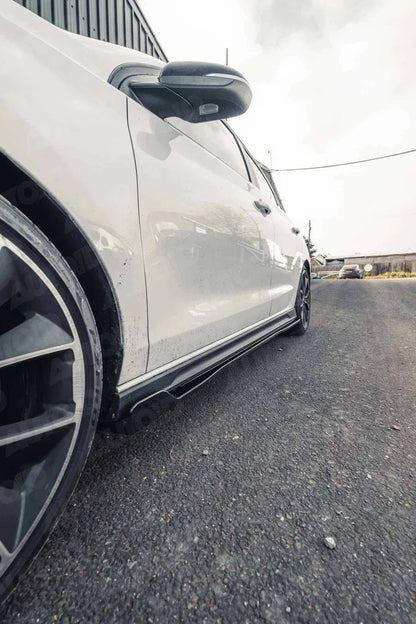 Hyundai i30 N EVO-1 Gloss Black Side Skirts by ZAERO (2018+)