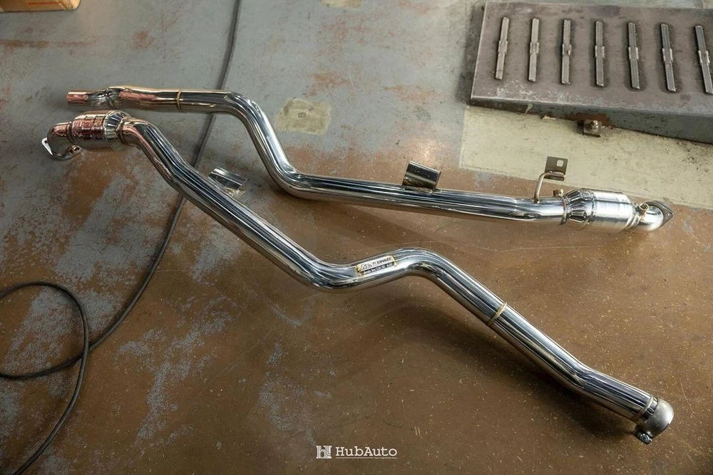 Mercedes benz c218 x218 amg cls63 5.5tt m157 2011 2017 sport 200 cell downpipe