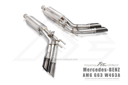 Mercedes-Benz W463A AMG G63 | 4.0TT M177 | Quad Tips | 2018+ Valvetronic Muffler Exhaust