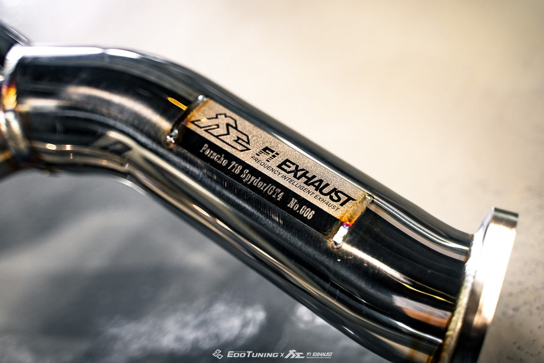 Porsche 718 GT4 RS  | 2022+ Catless Downpipe / Over Axle Pipe