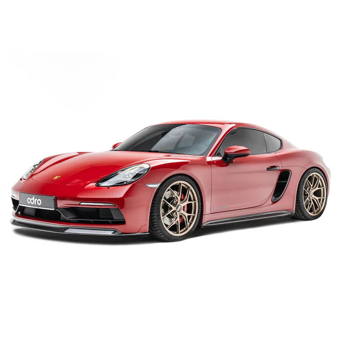 Porsche 718 Pre-Preg Carbon Fibre Side Skirts by ADRO