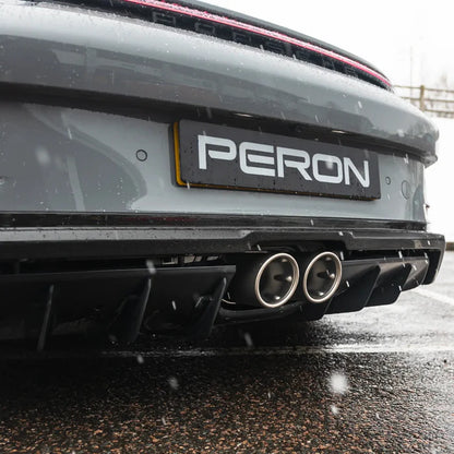 Porsche 911 GT3 / GT3 Touring Carbon Fibre Rear Diffuser in High Gloss by Akrapovic