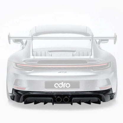 Porsche 992.1 GT3 Pre-Preg Carbon Fibre Rear Diffuser by Adro