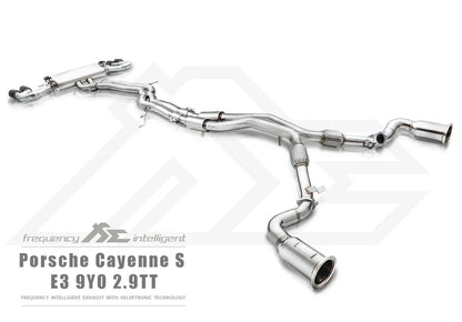 Porsche 9YA.1 Cayenne S 2.9TT  Valvetronic Catback Exhaust