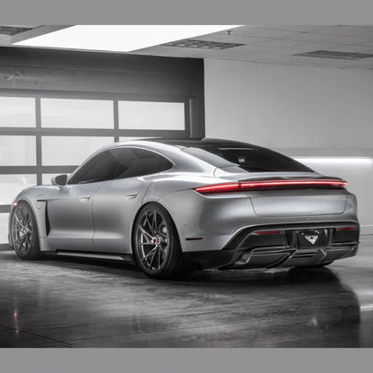Porsche Taycan Turbo & Turbo S Carbon Fibre Rear Diffuser by Vorsteiner (2021+)