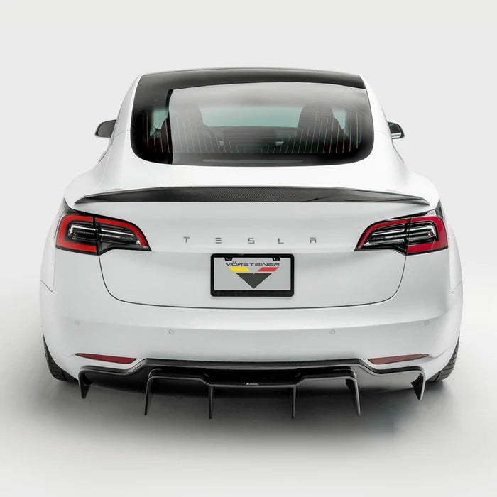 Tesla Model 3 Volta Aero Rear Diffuser by Vorsteiner