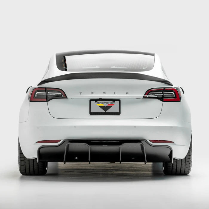 Tesla Model 3 Volta Aero Rear Diffuser by Vorsteiner