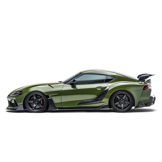 Toyota GR Supra A90 Mk5 Carbon Fibre Integrated Fender Panel Side Skirts V2 by Adro (2019+)