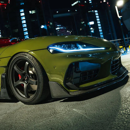 Toyota GR Supra A90 Mk5 Carbon Fibre Integrated Fender Panel Side Skirts V2 by Adro (2019+)
