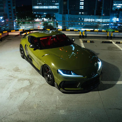 Toyota GR Supra A90 Mk5 Carbon Fibre Integrated Fender Panel Side Skirts V2 by Adro (2019+)