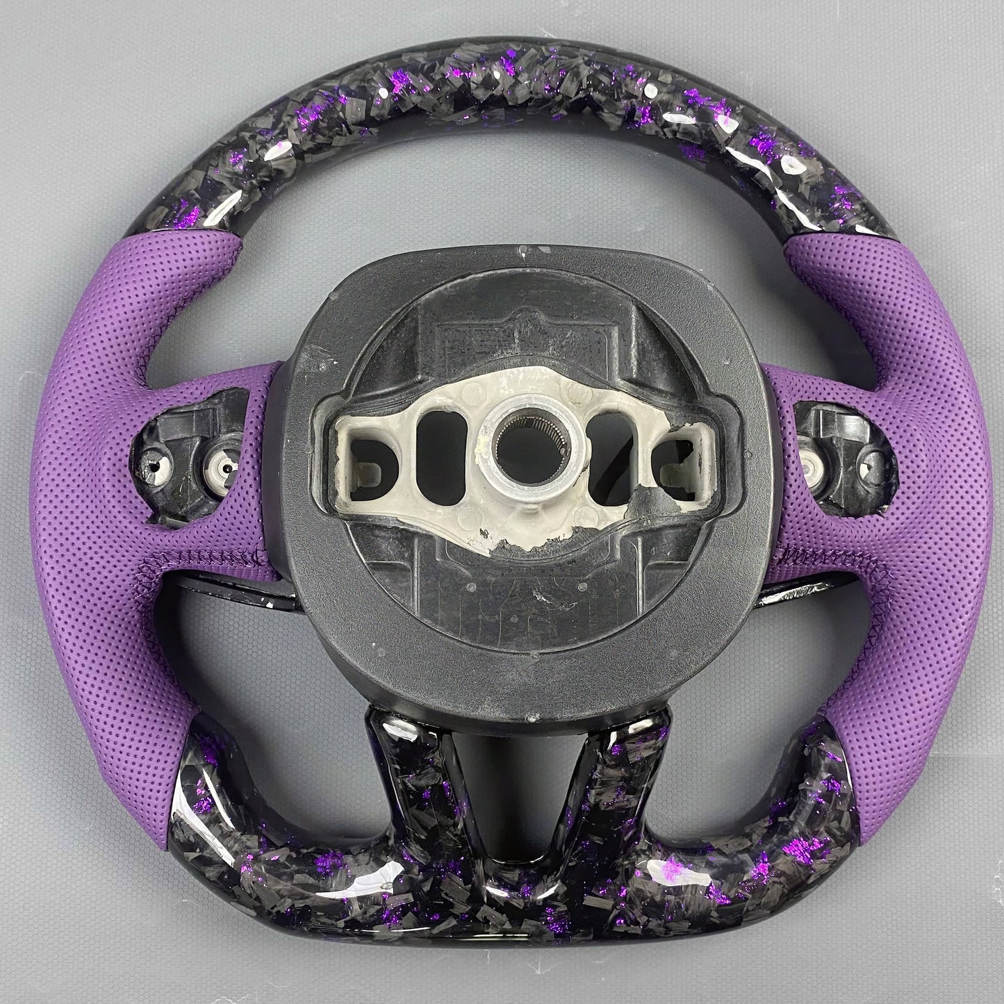 Custom Carbon Fibre LED Steering Wheel Dodge SRT Hellcat / Demon / Redeye + More - Steering Wheel