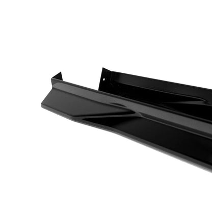 VW Golf / Golf GTI / Golf R Mk8 & Mk8.5 EVO-1 Gloss Black Side Skirts by ZAERO (2020+)