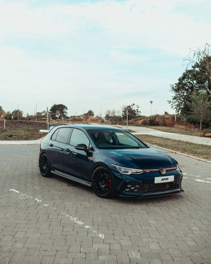 VW Golf GTI Mk8 & Mk8.5 Gloss Black Side Skirts (2019+)