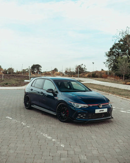 VW Golf GTI Mk8 & Mk8.5 Gloss Black Side Skirts (2019+)