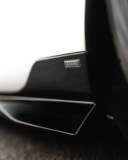VW Golf, Golf GTI & Golf R Mk7 / Mk7.5 EVO-1 Gloss Black Side Skirts by ZAERO (2014-2020)