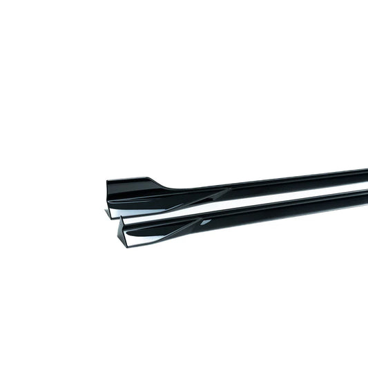VW Golf, Golf GTI & Golf R Mk7 / Mk7.5 EVO-1 Gloss Black Side Skirts by ZAERO (2014-2020)