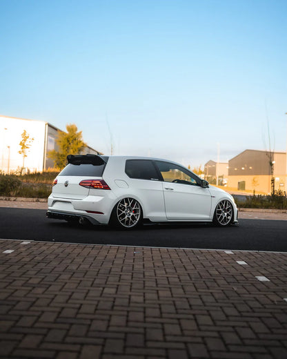 VW Golf, Golf GTI & Golf R Mk7 / Mk7.5 EVO-1 Gloss Black Side Skirts by ZAERO (2014-2020)